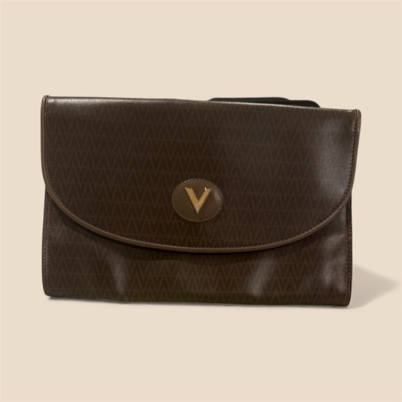 Mario Valentino Handbags - Mario Valentino vintage Brown Clutch/Portfolio/Wallet